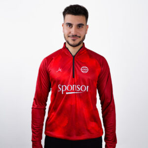 Tee-shirt Manches Longues 1/2 Zip « Fabienne » — Entraînement